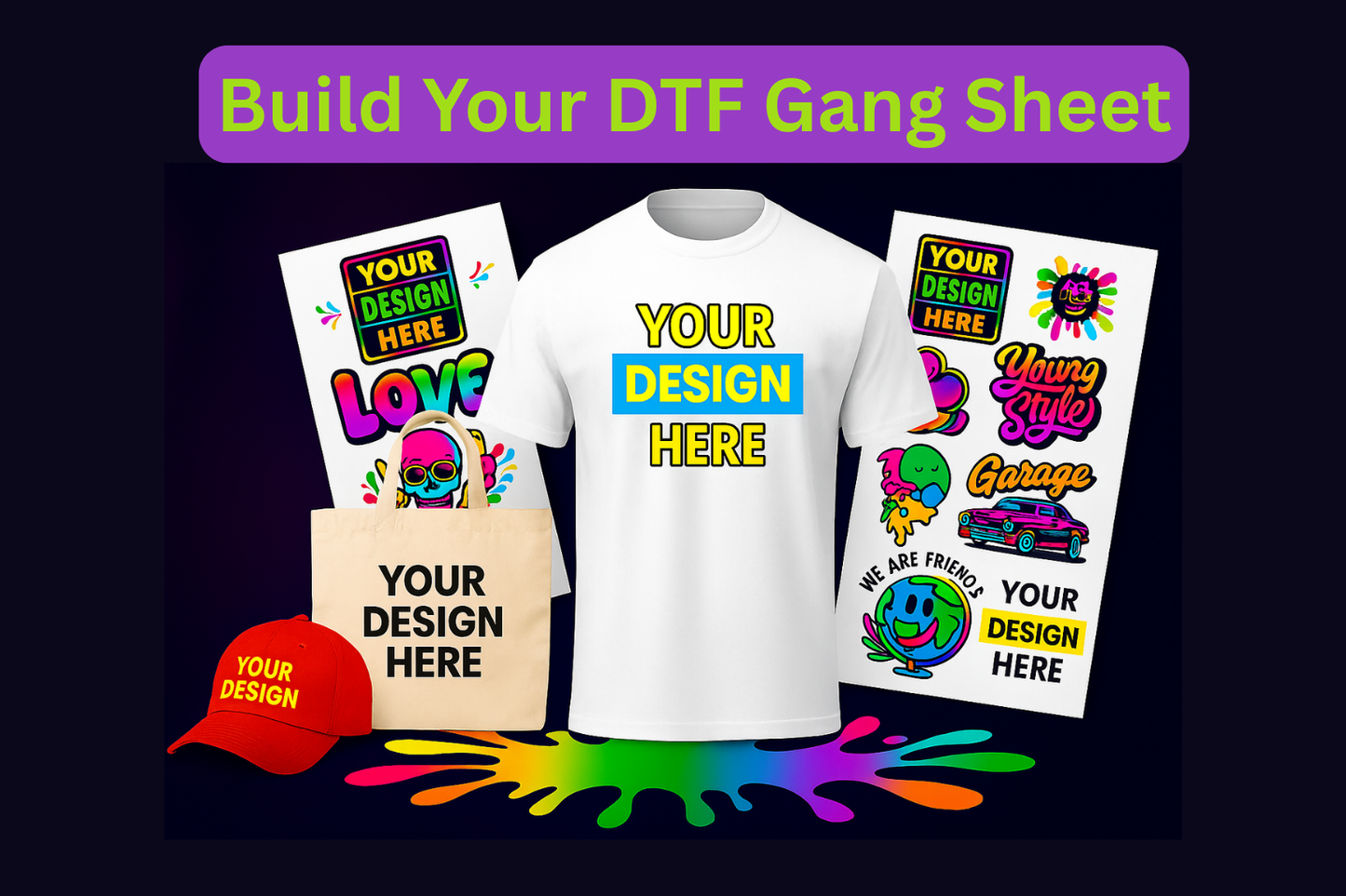 High-quality DTF transfers builder Tyler TX